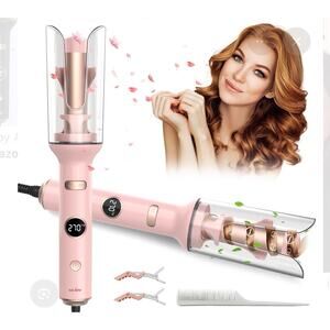 Sejoy Automatic Hair Curling iron Pink NIB